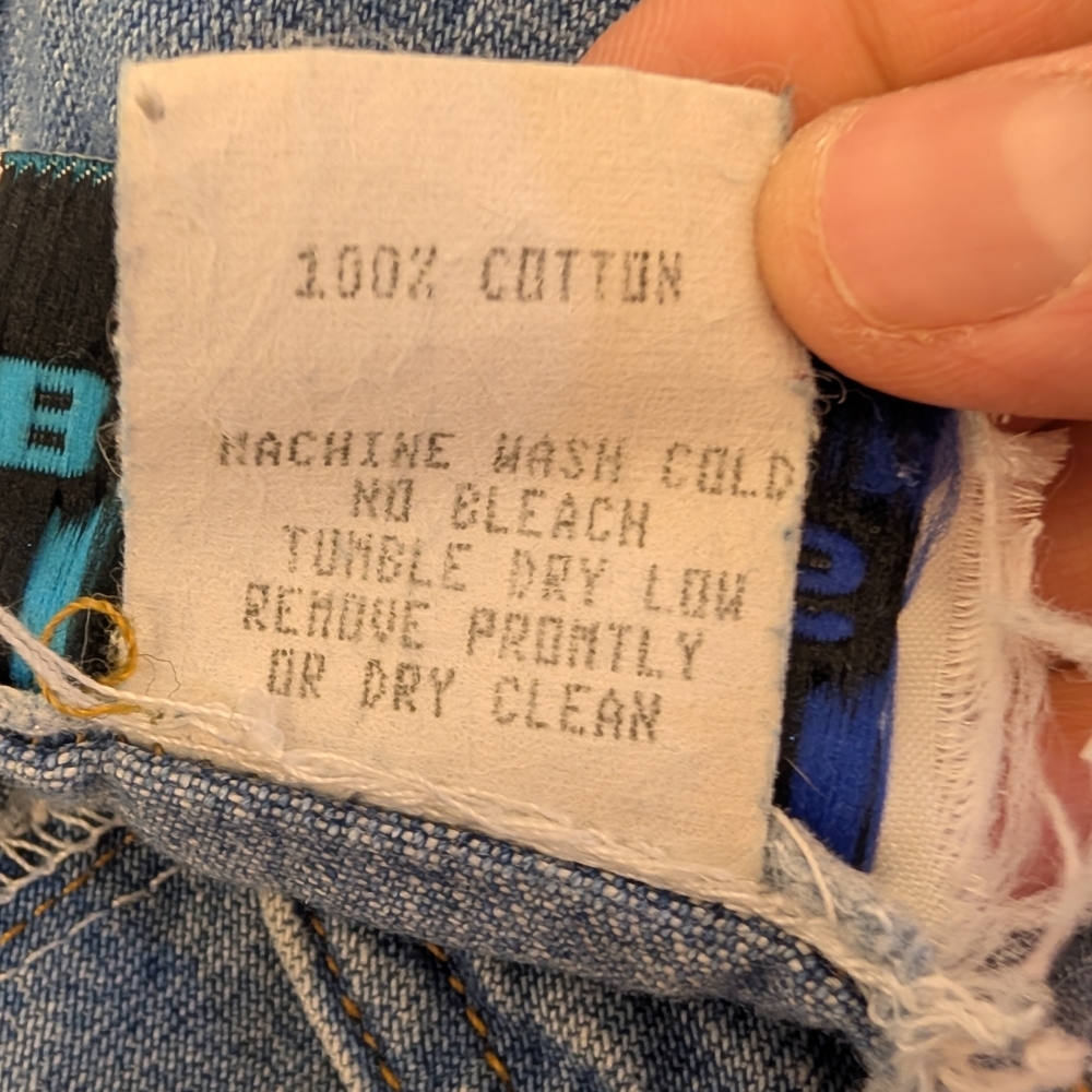 Carolina Blues Vintage Denim Button-Down Dress Size 7/8 100%cotton - Picture 7 of 9